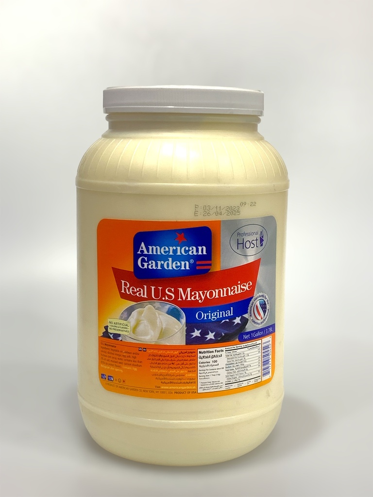 American Garden Real U.S Mayonnaise Original 3.78L