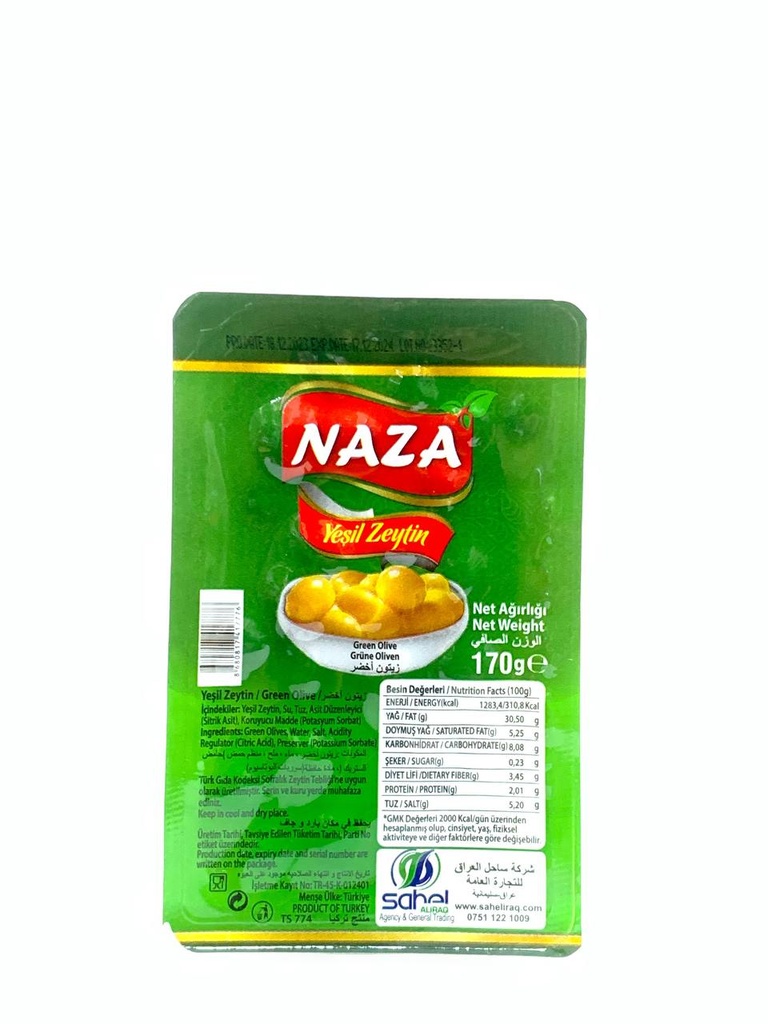 Naza Green Olive 170g