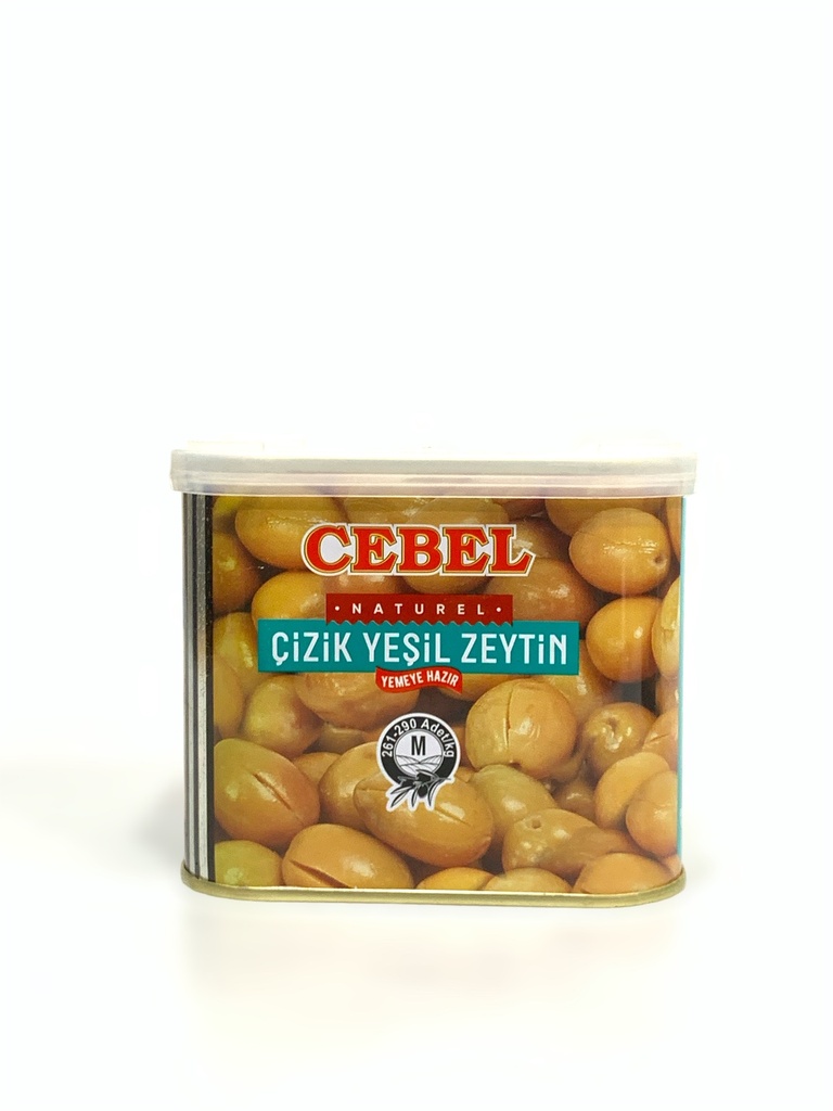 Cebel Scratched Green Olive 375g