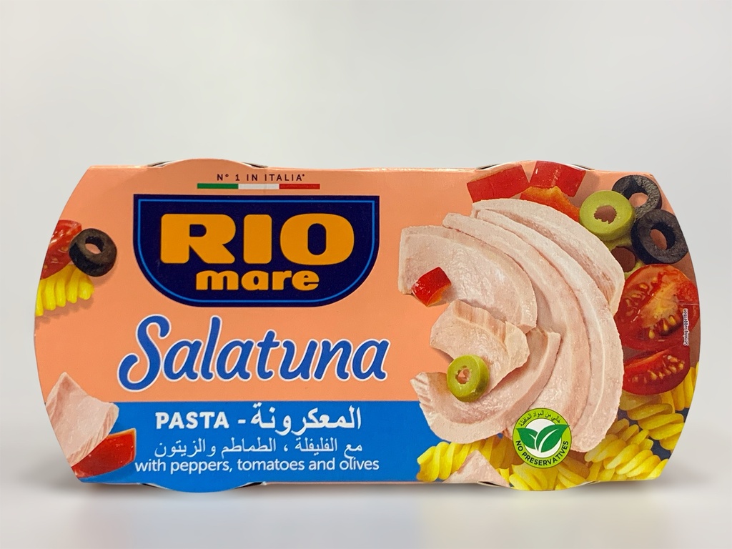 Rio Mare Salatuna Pasta With Peppers Tomatoes And Olive 2*160g