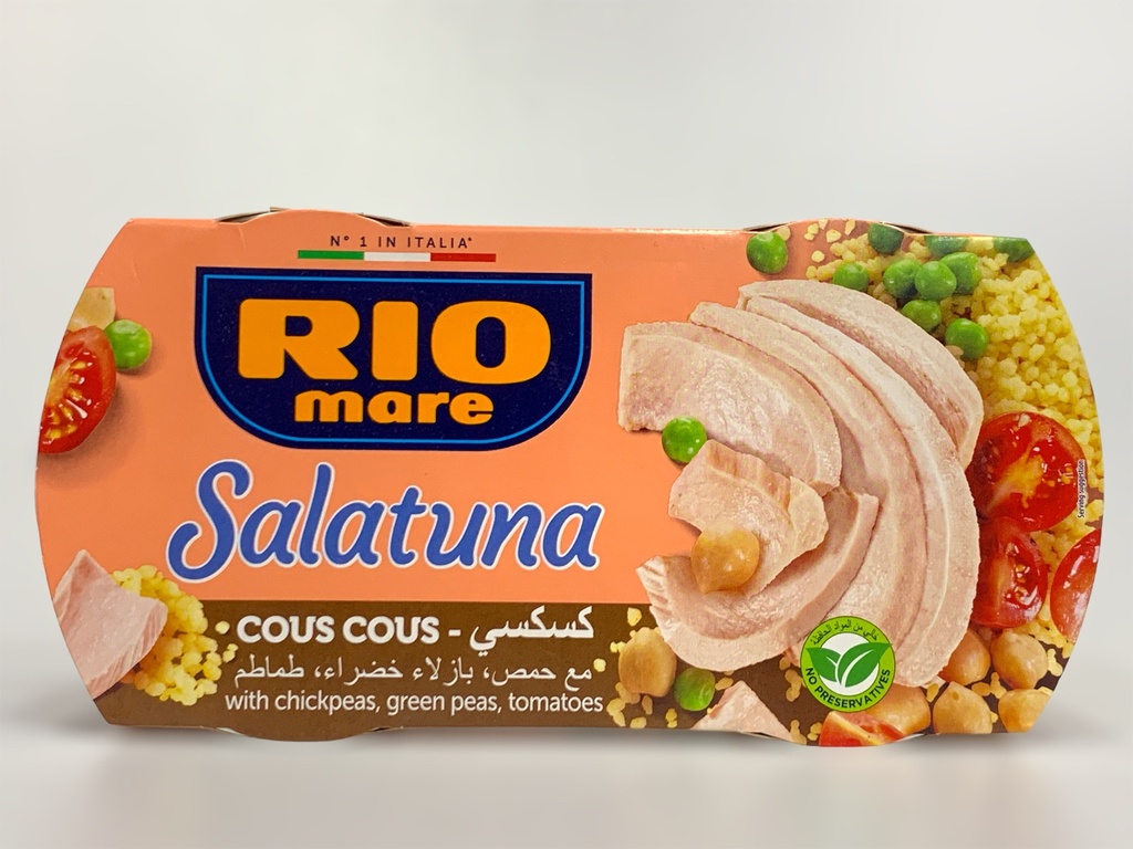 Rio Mare Salatuna Couscous With Chickpeas Green peas Tomatoes 2*160g