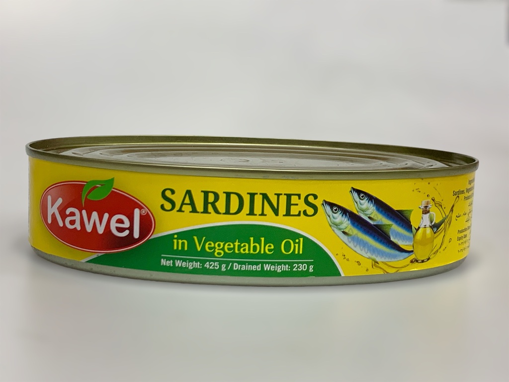 kawel Sardines In Vegetable Oil 425g