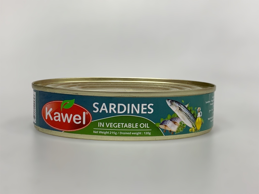 kawel Sardines In Vegetable Oil 215g