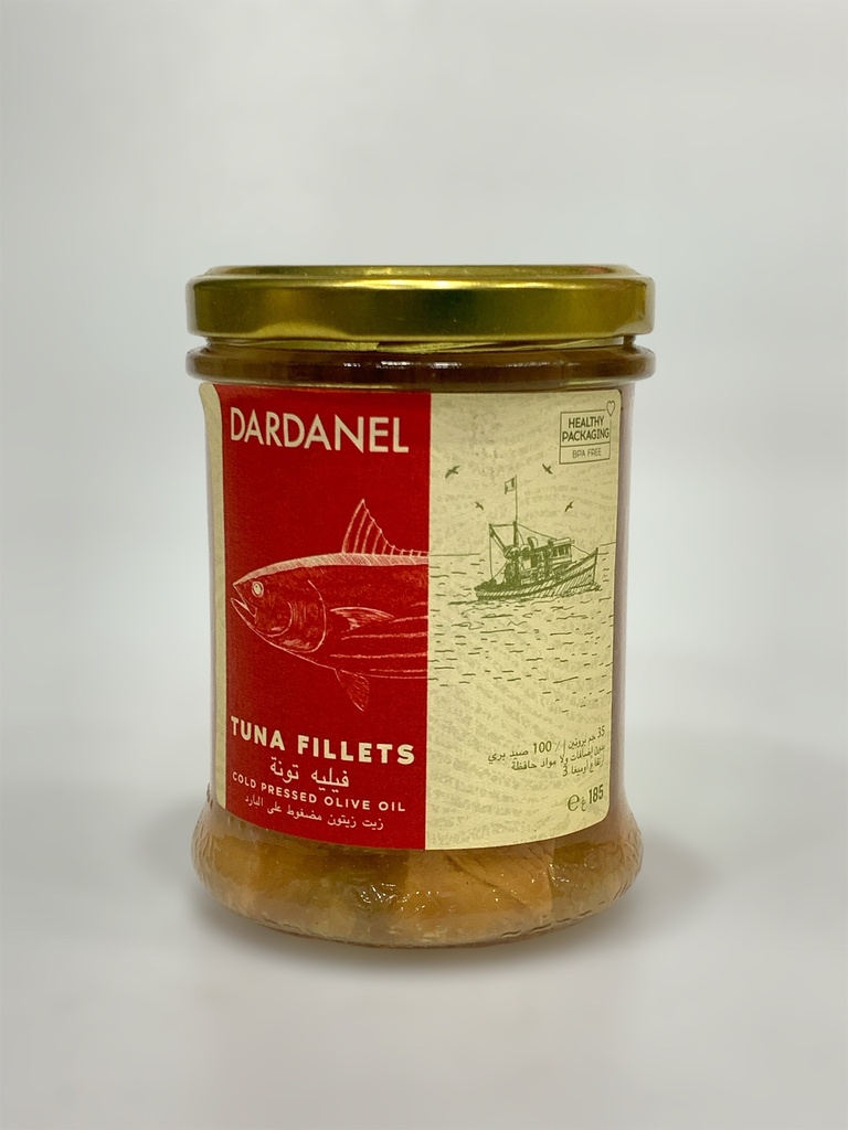 Dardanel Tuna Fillets Cold Pressed Olive Oil 185g