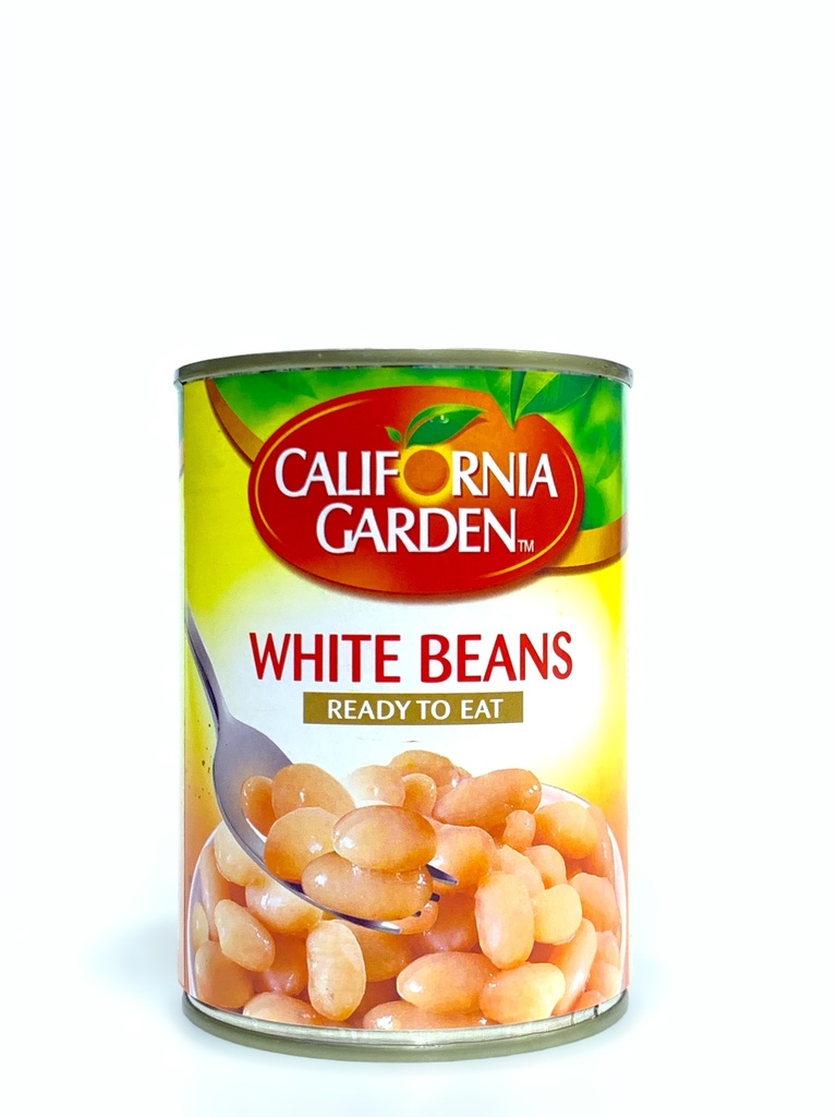 California Garden White Beans Ready To Eat 400g