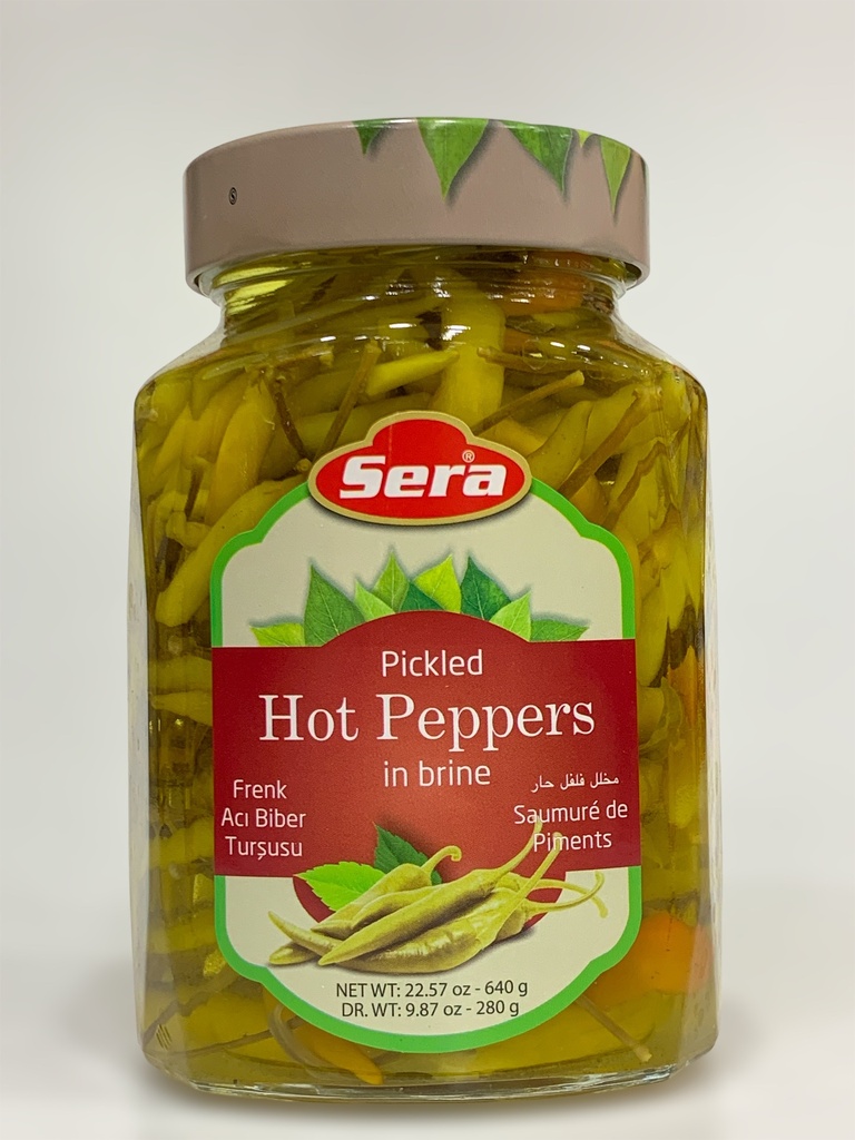 Sera Pickled Hot Peppers In Brine 640g