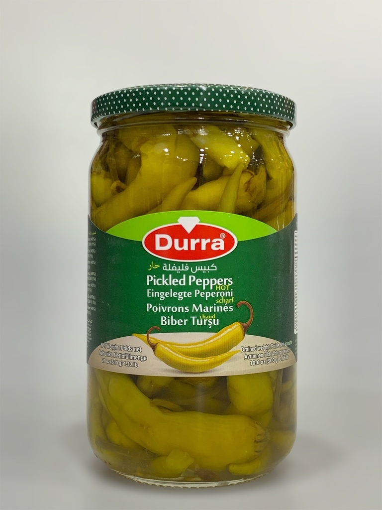 Durra Pickled Peppers 600g