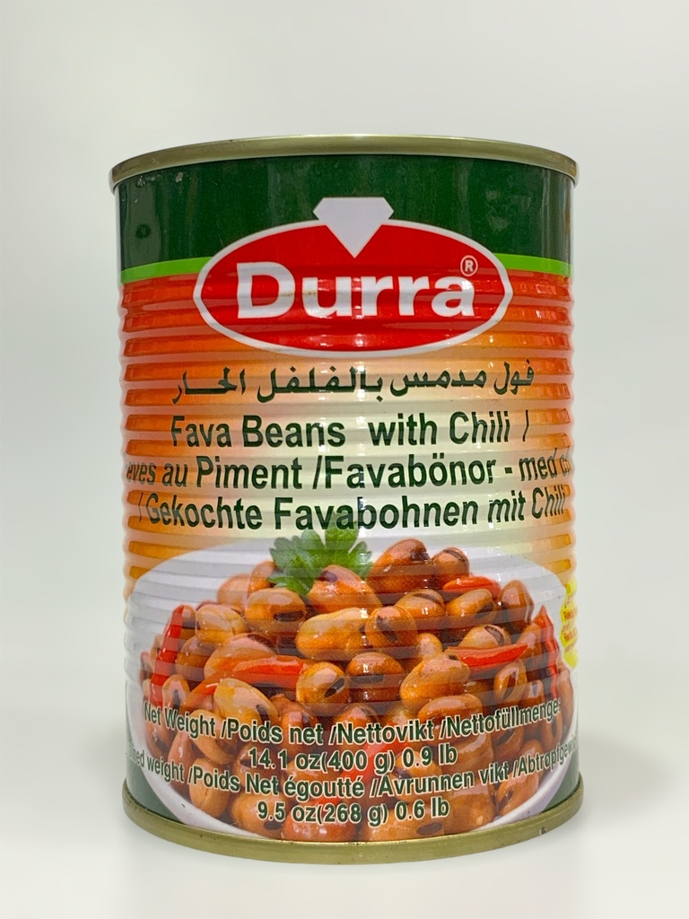 Durra Fava Beans With Chili 400g