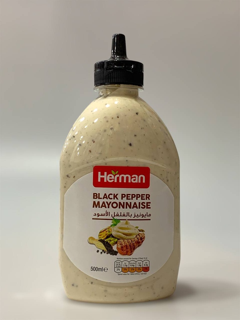 Herman Black Pepper Mayonnaise 500ml