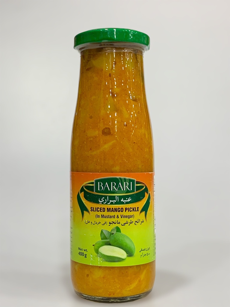 Barari Amba Mango Sliced Pickle In Mustard And Vinegar 400g