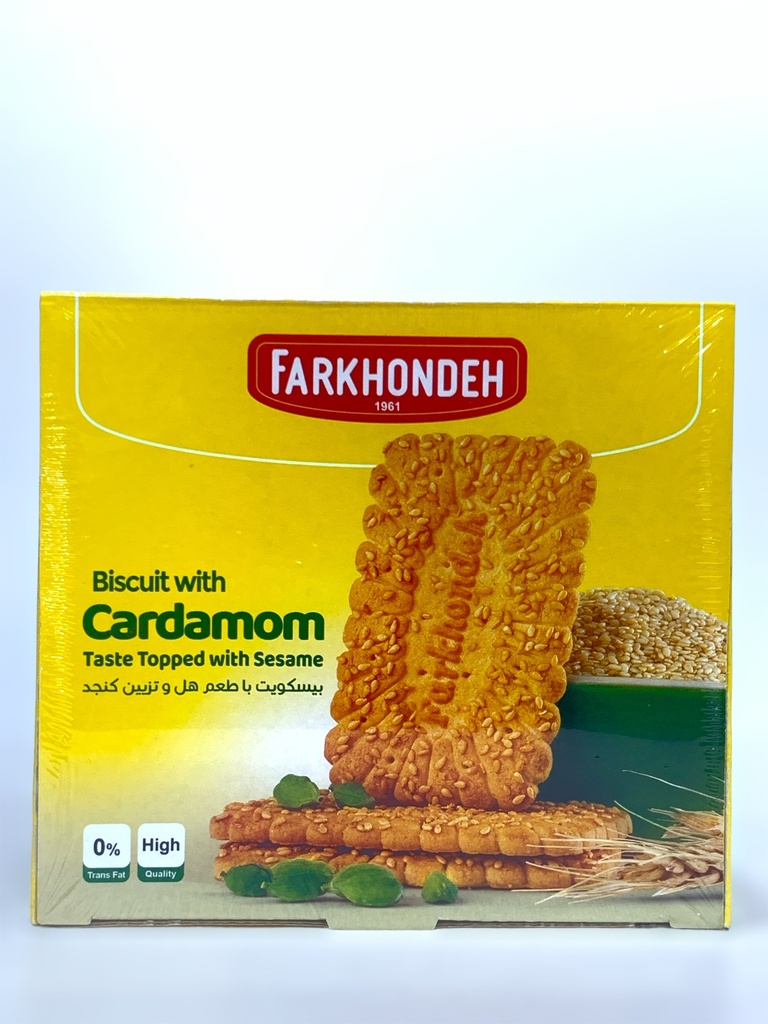 Farkhondeh Biscuit With Cardamom Taste Tipped With Sesame 520g