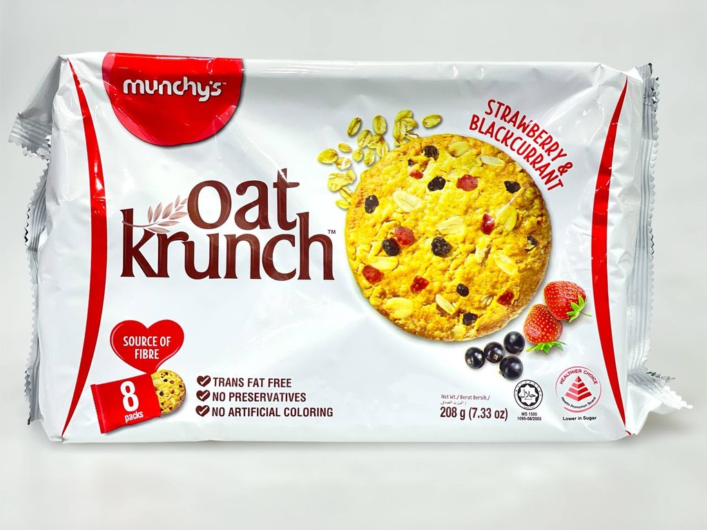 Munchy's Oat Krunch شلك و ڕەشکە ٨ پاکەت ٢٠٨ گم