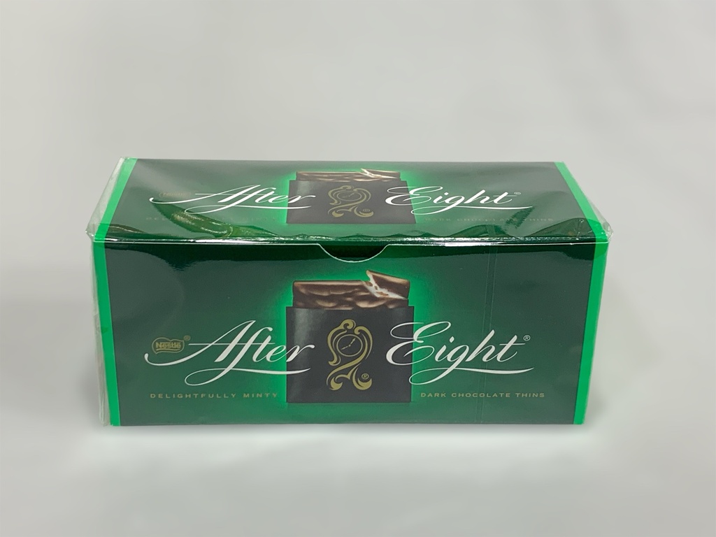 Nestle After Eight Dark Chocolate Thins 1 Protein=2 Mints=16.6g