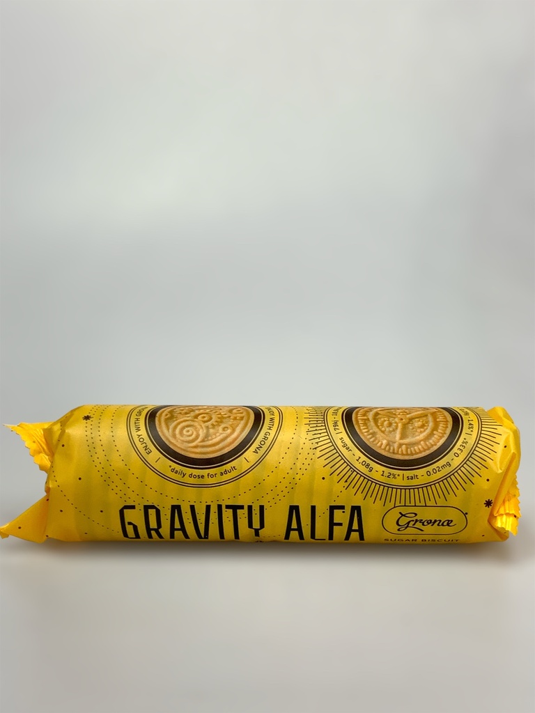 Grona Gravity Alfa Sugar Biscuit 100g