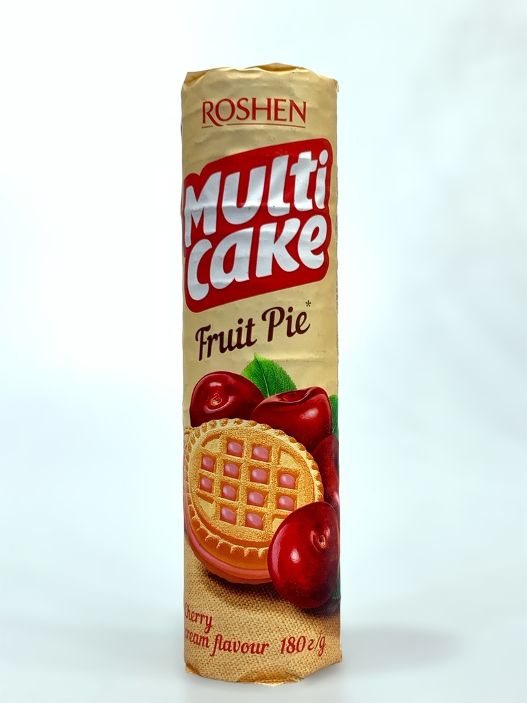 Roshen Multi Cake Fruit Pie Cherry cream 180g