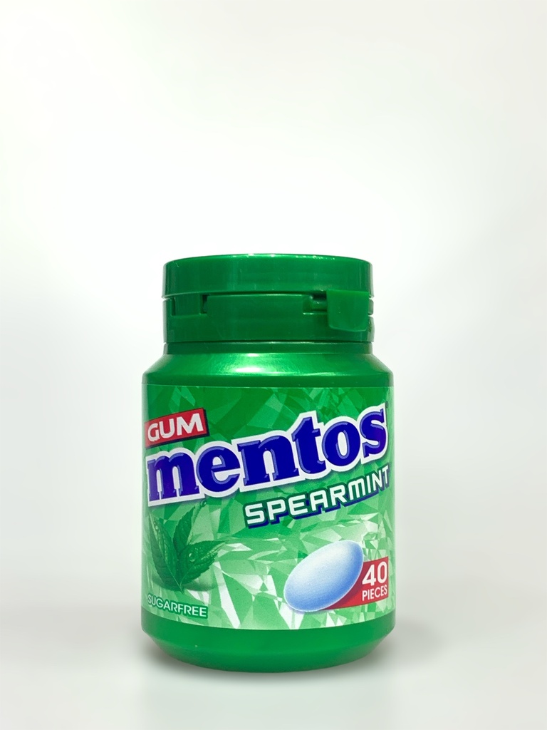 Mentos Gum Spearmint Sugar Free 40 Pieces