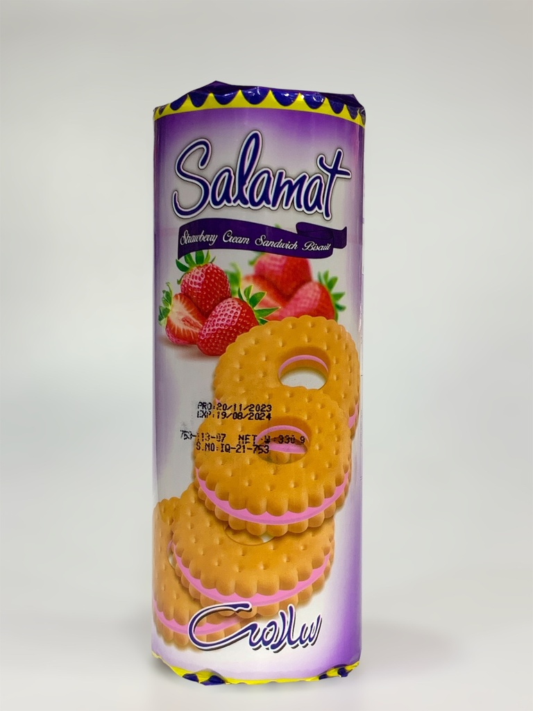 Salamat Strawberry Cream Sandwich Biscuit 330g