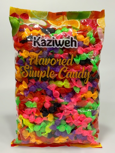 kaziweh Flavoured Simple Candy Apple, Raspberry, Lemon, Orange 1Kg