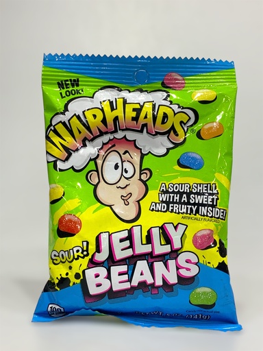 Warheads Jelly Beans Sour 141g