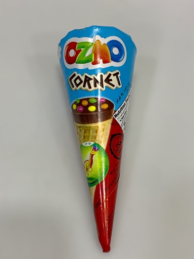 Ozmo Cornet Hazelnut Chocolate Wafer 25g