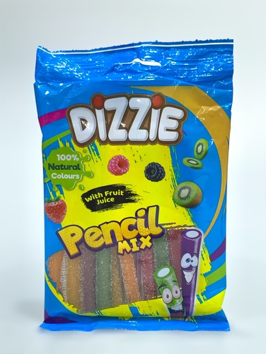 Dizzie Pencil Mix With Fruit Juice 75g