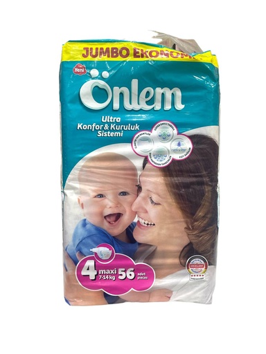 Onlem Diapers No.4 - 56Pcs