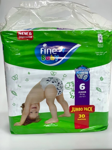 FineBaby Diapers No.6 - 30Pcs