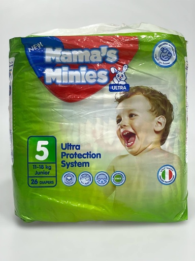 Mama's Minies Diapers No.5 - 26Pcs