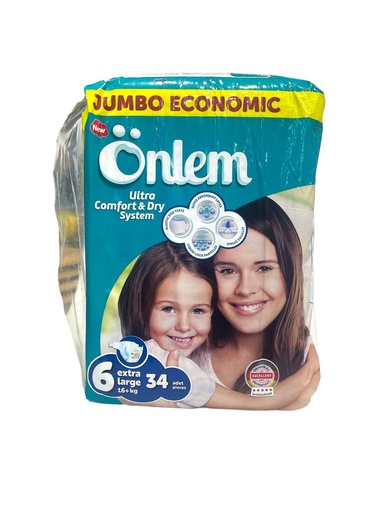 Onlem Diapers No.6 - 34Pcs