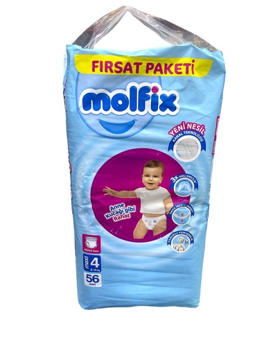 Molfix Pants Diapers No.4 - 56Pcs