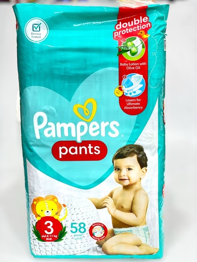 Pampers Pants Diapers No.3 - 58Pcs