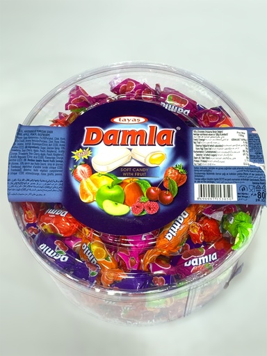 Tayas Damla Soft Candy With Fruit 800g