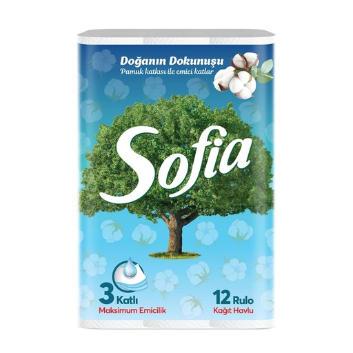 Sofia Kitchen Wipes 12 Roll