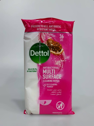 Dettol Anti-Bacterial Wet Wipes 36Pcs