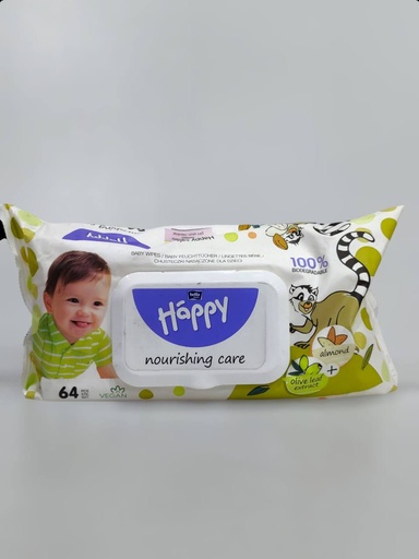 Happy Baby Wet Wipes 64Pcs