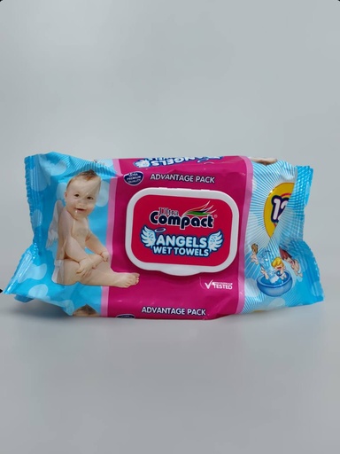 Compact Baby Wet Wipes 120Pcs