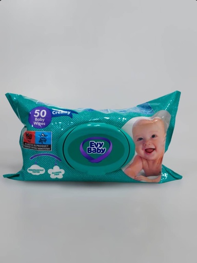 Evy Baby Baby Wet Wipes 50Pcs