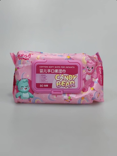 Candy Bear Baby Wet Wipes 80Pcs