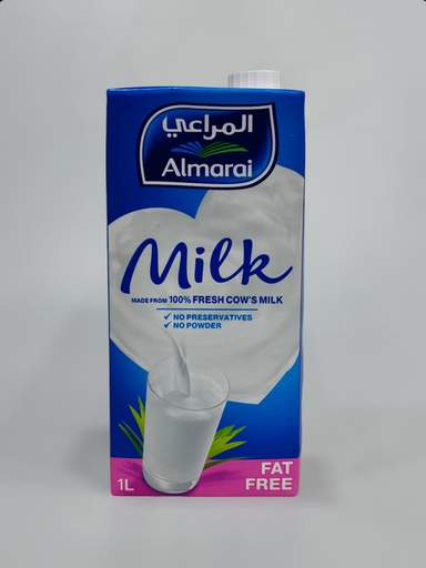 Almarai Milk Fat Free 1L