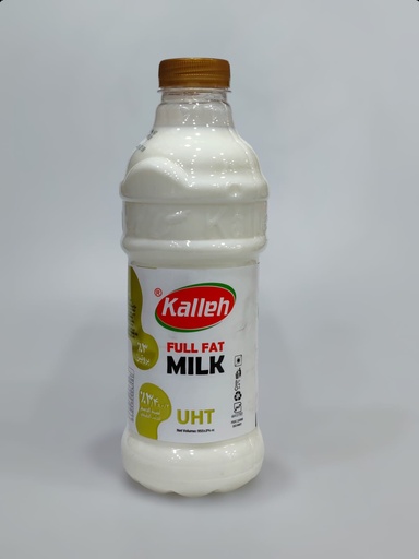 Kalleh Milk Full Fat 3.4% Natural Milk Fat 955ml