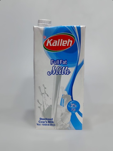 Kalleh Milk Full Fat 3% Fat 1L