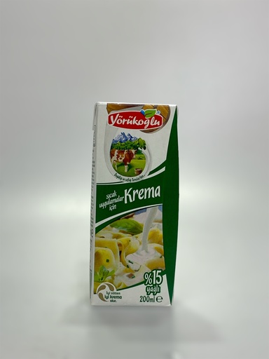 Yorukoglu Krema 15% Fat 200ml