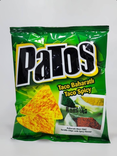 Patos Chips Taco Spicy 16g