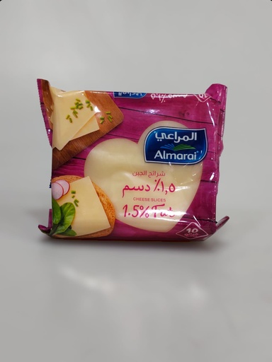 Almarai Cheese Slices 1.5% Fat 10Pcs 200g