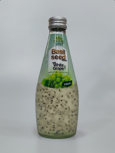 Coco Queen Basil Seed Drink With White Grape 290ml