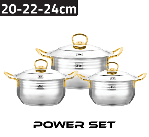 Zio Cooking pot set Stainless Z-1120-24