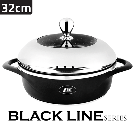 Zio Low Cookpot Black Line z-8002-32