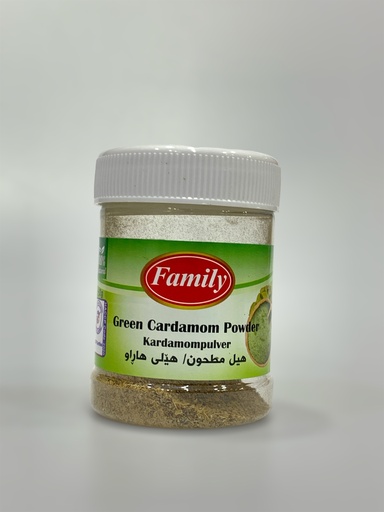 Green Cardamom Powder Spices Family 40g