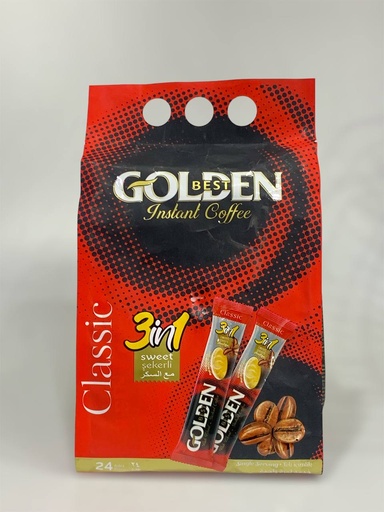 Coffee 3in1 Classic Best Golden 24 adet