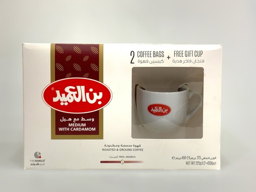 میدیۆمی قاوەی ئەلعامید لەگەڵ بەهێل 450g